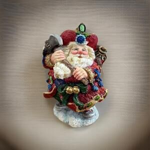 ❤️SOLD❤️Vintage Christmas Crinkle Claus Possible Dreams Santa Fireman Figurine
